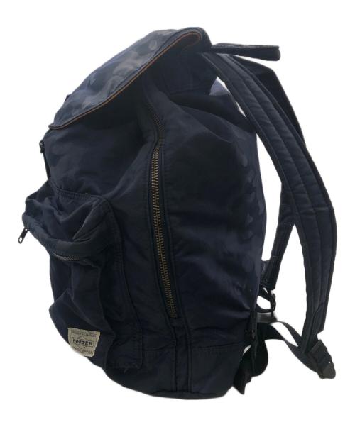 PORTER（ポーター）PORTER (ポーター) A BATHING APE (ア ベイシング エイプ) COLOR CAMO TANKER／カラーカモ タンカー ネイビーの古着・服飾アイテム