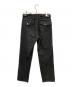 GUCCI (グッチ) ダブルシンチバックタックデニムパンツ/ ブラック サイズ:38：20000円