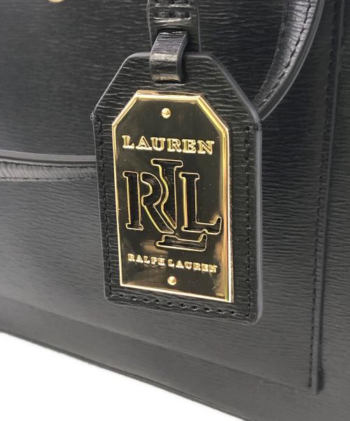 LAUREN RALPH LAUREN（ローレンラルフローレン）LAUREN RALPH LAUREN (ローレンラルフローレン) トートバッグ／TOTE BAG ブラックの古着・服飾アイテム