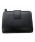 PRADA (プラダ) サフィアーノレザーコンパクトウォレット／SAFFIANO LEATHER COMPACT WALLET ブラック：18000円