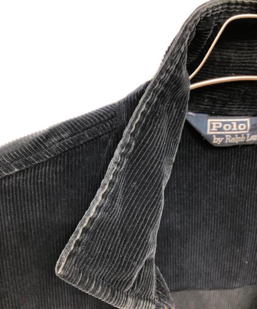 POLO RALPH LAUREN（ポロ・ラルフローレン）POLO RALPH LAUREN (ポロ・ラルフローレン) コーデュロイ スイングトップ／CORDUROY SWING TOP ネイビー サイズ:Lの古着・服飾アイテム