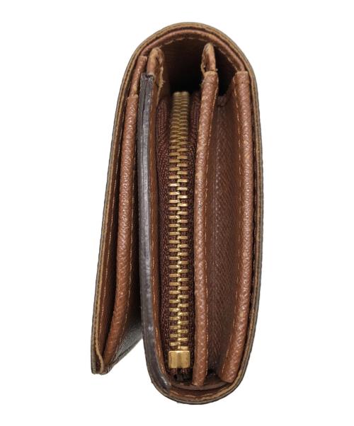 LOUIS VUITTON（ルイ ヴィトン）LOUIS VUITTON (ルイ ヴィトン) モノグラム ポルトモネ ビエ トレゾール／MONOGRAM PORTEMONNAIE VIE TREZOR ブラウンの古着・服飾アイテム