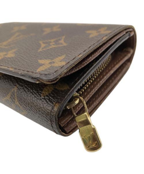 LOUIS VUITTON（ルイ ヴィトン）LOUIS VUITTON (ルイ ヴィトン) モノグラム ポルトモネ ビエ トレゾール／MONOGRAM PORTEMONNAIE VIE TREZOR ブラウンの古着・服飾アイテム