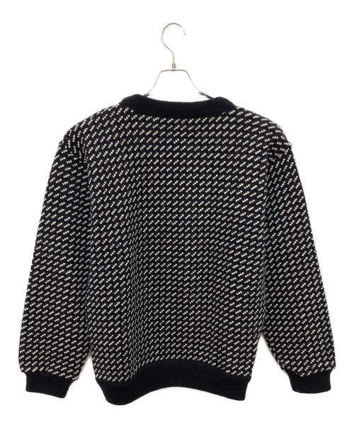 L.L.Bean（エルエルビーン）L.L.Bean (エルエルビーン) 80'S BIRD'S EYE KNIT SWEATER／80'S バーズアイ ニットセーター ブラック サイズ:Mの古着・服飾アイテム