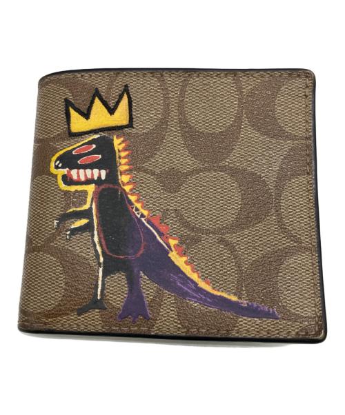 COACH（コーチ）COACH (コーチ) 2つ折り財布 ベージュの古着・服飾アイテム