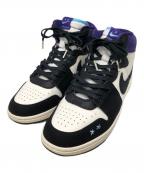 NIKE×OPIUMナイキ×オピウム）の古着「ジョーダンブランド ウィメンズ ジョーダン エアシップ PE SP／JORDAN BRAND WMNS JORDAN AIR SHIP PE SP」｜ホワイト×ブラック×パープル