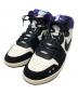 NIKE（ナイキ）の古着「ジョーダンブランド ウィメンズ ジョーダン エアシップ PE SP／JORDAN BRAND WMNS JORDAN AIR SHIP PE SP」｜ホワイト×ブラック×パープル
