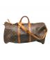 LOUIS VUITTON（ルイ ヴィトン）の古着「モノグラム キーポル バンドリエール60／MONOGRAM KEEPALL BANDOULIERE 60」｜ブラウン