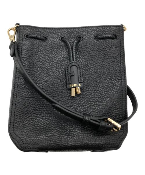 FURLA（フルラ）FURLA (フルラ) ATENA SHOULDER／アテナ ショルダー ブラックの古着・服飾アイテム