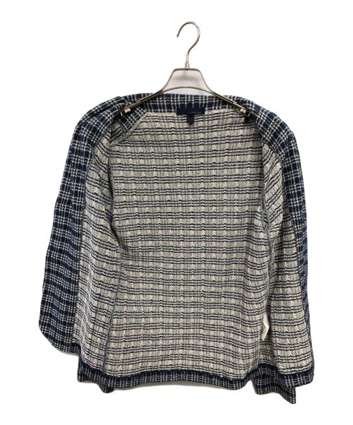 LARDINI（ラルディーニ）LARDINI (ラルディーニ) ニットジャケット／KNIT JACKET ネイビー サイズ:Sの古着・服飾アイテム
