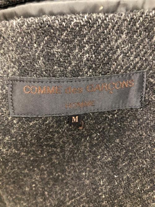 COMME des GARCONS HOMME（コムデギャルソン オム）COMME des GARCONS HOMME (コムデギャルソン オム) ドッキングシングルジャケット／DOCKING SINGLE JACKET ブラック サイズ:Mの古着・服飾アイテム