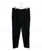 Saint Laurent Parisサンローランパリ）の古着「ロングパンツ/タックスラックスロングパン/」｜ブラック