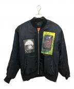 Not Common Senseノットコモンセンス）の古着「ブレイクアウト MA-1 ジャケット／BREAK OUT MA-1 JKT」｜ブラック