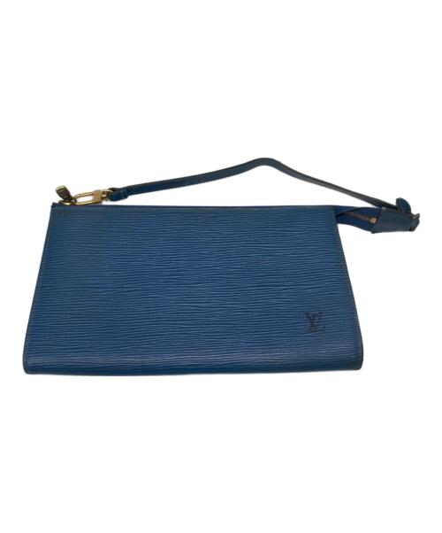 LOUIS VUITTON（ルイ ヴィトン）LOUIS VUITTON (ルイ ヴィトン) エピ ポシェット アクセソワール／EPI POCHETTE ACCESSOIRES ブルーの古着・服飾アイテム