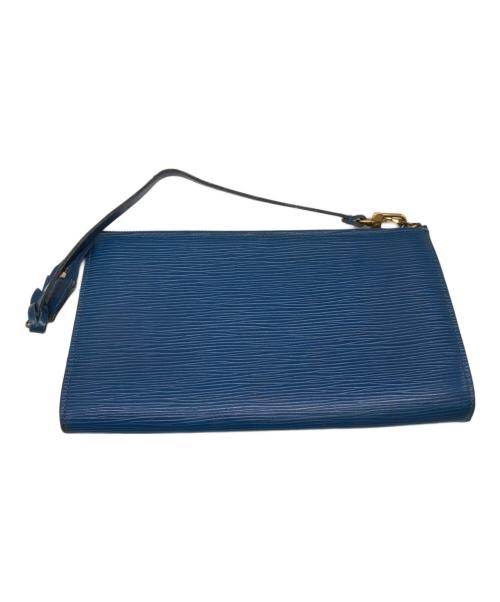 LOUIS VUITTON（ルイ ヴィトン）LOUIS VUITTON (ルイ ヴィトン) エピ ポシェット アクセソワール／EPI POCHETTE ACCESSOIRES ブルーの古着・服飾アイテム