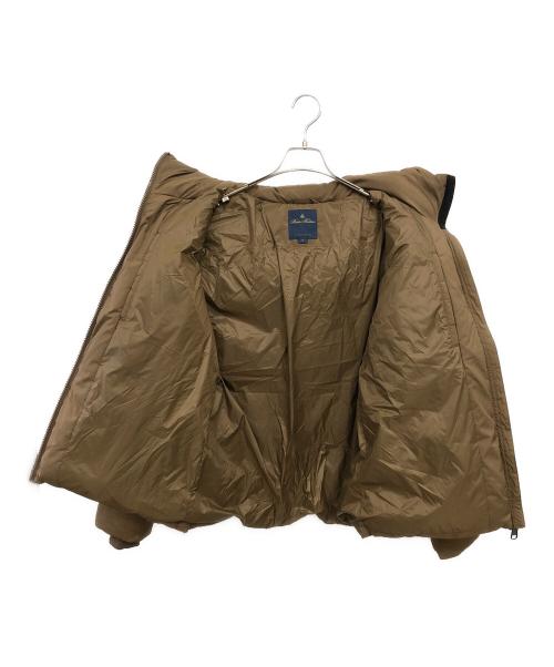 BROOKS BROTHERS（ブルックスブラザーズ）BROOKS BROTHERS (ブルックスブラザーズ) POLYESTER HOODED SHORT PUFFER COAT／ポリエステルフーデッドパファーコート ベージュ サイズ:Mの古着・服飾アイテム
