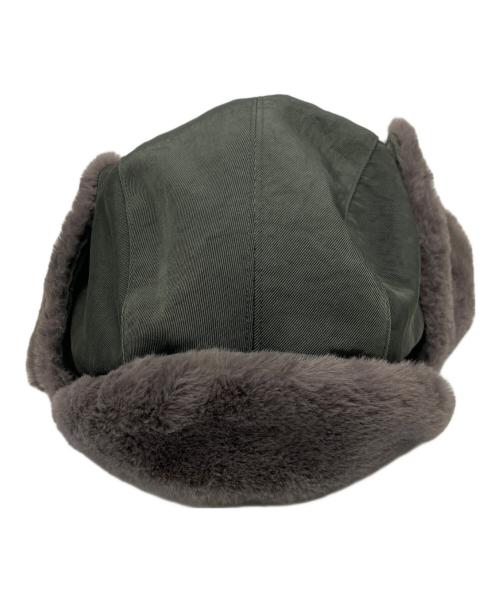 kijima takayuki（キジマタカユキ）kijima takayuki (キジマタカユキ) フライトキャップ オリーブ サイズ:3（61cm） 未使用品の古着・服飾アイテム