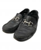 Salvatore Ferragamoサルヴァトーレ フェラガモ）の古着「ガンチーニローファー／GANCINO LOAFER」｜ブラック