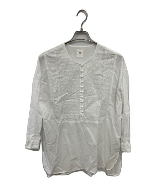 maison de soil（メゾンドソイル）maison de soil (メゾンドソイル) 長袖ワンピース ホワイト サイズ:1の古着・服飾アイテム