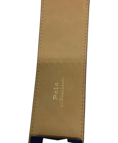 POLO RALPH LAUREN（ポロ・ラルフローレン）POLO RALPH LAUREN (ポロ・ラルフローレン) レザーベルト ブラウンの古着・服飾アイテム