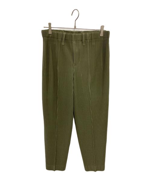 HOMME PLISSE ISSEY MIYAKE（オム プリッセ イッセイ ミヤケ）HOMME PLISSE ISSEY MIYAKE (オム プリッセ イッセイ ミヤケ) プリーツパンツ オリーブ サイズ:Mの古着・服飾アイテム