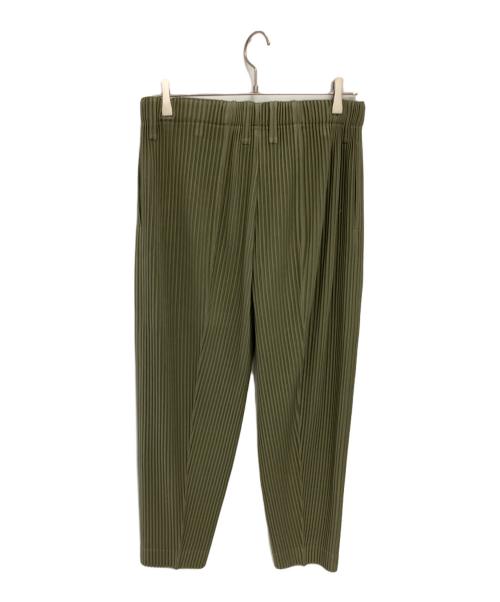 HOMME PLISSE ISSEY MIYAKE（オム プリッセ イッセイ ミヤケ）HOMME PLISSE ISSEY MIYAKE (オム プリッセ イッセイ ミヤケ) プリーツパンツ オリーブ サイズ:Mの古着・服飾アイテム