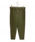 HOMME PLISSE ISSEY MIYAKE（オム プリッセ イッセイ ミヤケ）の古着「プリーツパンツ」｜オリーブ