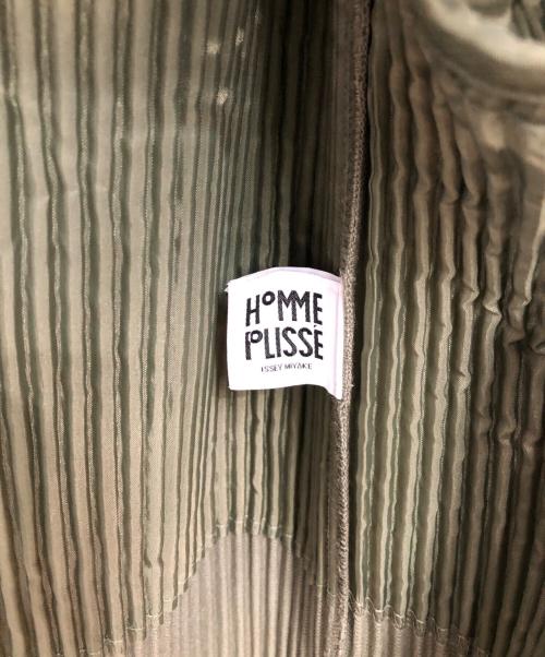 HOMME PLISSE ISSEY MIYAKE（オム プリッセ イッセイ ミヤケ）HOMME PLISSE ISSEY MIYAKE (オム プリッセ イッセイ ミヤケ) TAILORED PLEATS／テーラードプリーツ グリーン サイズ:3の古着・服飾アイテム