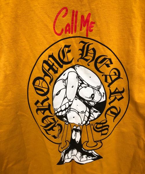 CHROME HEARTS（クロムハーツ）CHROME HEARTS (クロムハーツ) MATTY BOY (マッティーボーイ) PPO マスタード ロングスリーブ Tシャツ／PPO MUSTARD L/S T-SHIRT オレンジ サイズ:XLの古着・服飾アイテム