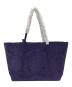 POLO RALPH LAUREN (ポロ・ラルフローレン) CUT WARK SUEDE LEATHER TOTE／カットワークスエードレザートート パープル：18000円