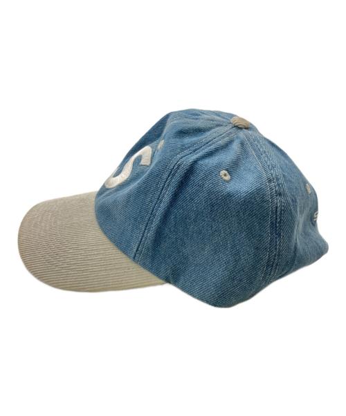 SUPREME（シュプリーム）SUPREME (シュプリーム) ２トーン Sロゴ 6パネルキャップ／2-TONE S LOGO 6-PANEL CAP インディゴの古着・服飾アイテム