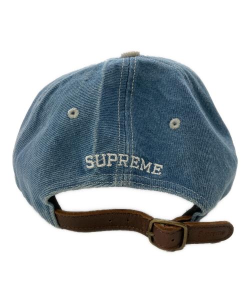 SUPREME（シュプリーム）SUPREME (シュプリーム) ２トーン Sロゴ 6パネルキャップ／2-TONE S LOGO 6-PANEL CAP インディゴの古着・服飾アイテム