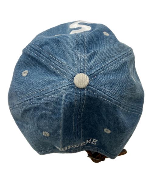 SUPREME（シュプリーム）SUPREME (シュプリーム) ２トーン Sロゴ 6パネルキャップ／2-TONE S LOGO 6-PANEL CAP インディゴの古着・服飾アイテム