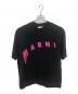 MARNI（マルニ）の古着「OVER SIZE LOGO T-SHIRT／オーバーサイズ ロゴTシャツ」｜ブラック
