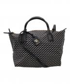ROBERTA PIERIロベルタピエリ）の古着「レザーハンドルナイロンバッグ／LEATHER HANDLE NYLON BAG」