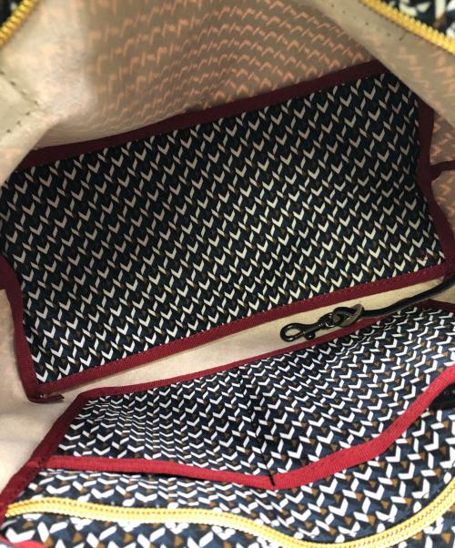 ROBERTA PIERI（ロベルタピエリ）ROBERTA PIERI (ロベルタピエリ) レザーハンドルナイロンバッグ／LEATHER HANDLE NYLON BAGの古着・服飾アイテム