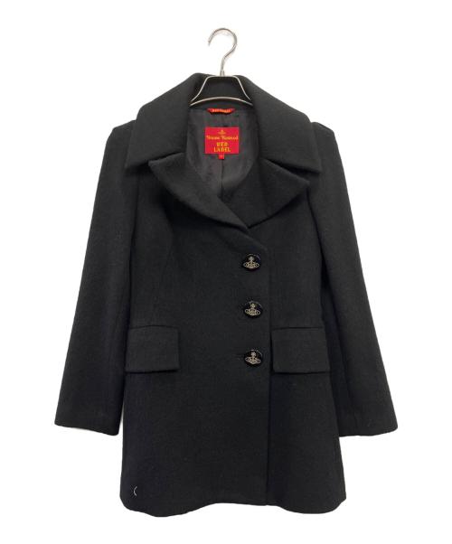 Vivienne Westwood（ヴィヴィアンウエストウッド）Vivienne Westwood (ヴィヴィアンウエストウッド) ウール混コート ブラック サイズ:Mの古着・服飾アイテム
