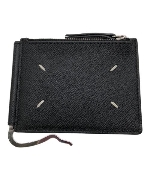 Maison Margiela（メゾンマルジェラ）Maison Margiela (メゾンマルジェラ) GRAIN LEATHER MONEY CLIP／グレインレザー マネークリップ ブラックの古着・服飾アイテム
