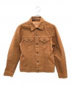 IRON HEARTアイアンハート）の古着「16オンス ブラウンダック トラッカージャケット／16OZ BROWN DUCK TRACKER JACKET」｜ブラウン