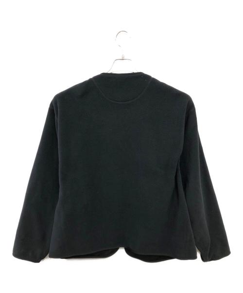 DANTON（ダントン）DANTON (ダントン) POLARTEC FLEECE V NECK JACKET／ポーラテックフリース Vネックジャケット ブラック サイズ:Lの古着・服飾アイテム