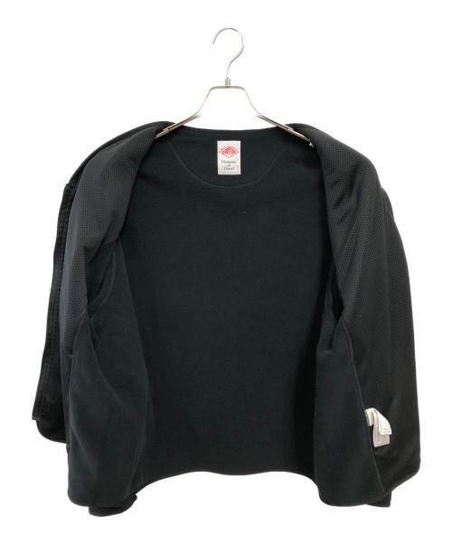 DANTON（ダントン）DANTON (ダントン) POLARTEC FLEECE V NECK JACKET／ポーラテックフリース Vネックジャケット ブラック サイズ:Lの古着・服飾アイテム