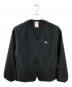 DANTON（ダントン）の古着「POLARTEC FLEECE V NECK JACKET／ポーラテックフリース Vネックジャケット」｜ブラック