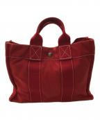 HERMESエルメス）の古着「フールトゥ トートPM／FOURRE TOU TOTE PM」｜レッド