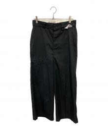 WILLY CHAVARRIA×Dickies（ウィリーチャバリア×ディッキーズ）の古着「WIDE LEG CHINO」｜ブラック