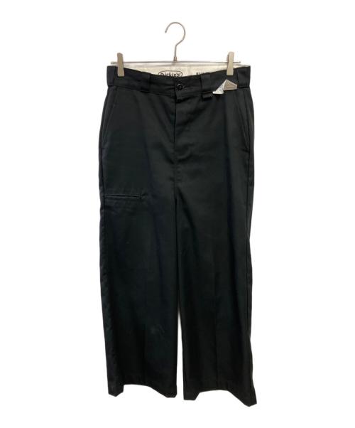 WILLY CHAVARRIA（ウィリーチャバリア）WILLY CHAVARRIA (ウィリーチャバリア) Dickies (ディッキーズ) WIDE LEG CHINO ブラック サイズ:30×28の古着・服飾アイテム