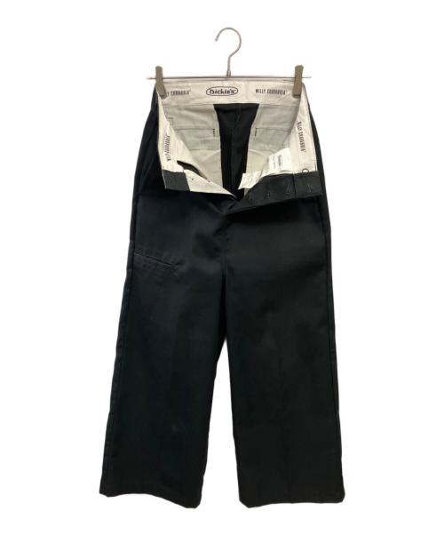 WILLY CHAVARRIA（ウィリーチャバリア）WILLY CHAVARRIA (ウィリーチャバリア) Dickies (ディッキーズ) WIDE LEG CHINO ブラック サイズ:30×28の古着・服飾アイテム