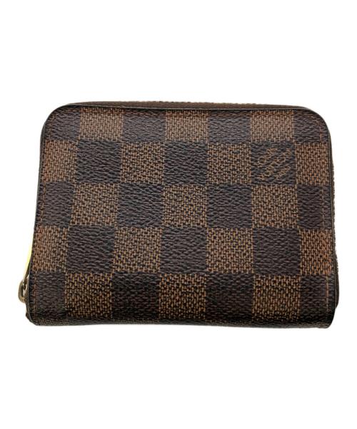 LOUIS VUITTON（ルイ ヴィトン）LOUIS VUITTON (ルイ ヴィトン) ダミエ ジッピーコインパース／DAMIER ZIPPY COIN PURSE ブラウンの古着・服飾アイテム