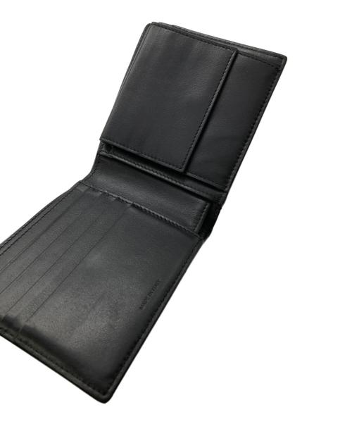 CELINE（セリーヌ）CELINE (セリーヌ) トリオンフ キャンバス ウォレット／TRIUMPH CANVAS WALLET ブラック×ダークブラウンの古着・服飾アイテム