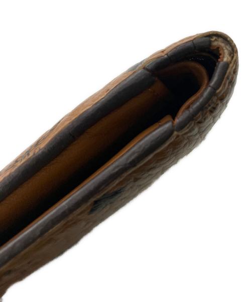 MCM（エムシーエム）MCM (エムシーエム) ヴィセトス ウォレット／VISETOS WALLET ブラウンの古着・服飾アイテム