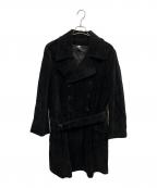 ANN DEMEULEMEESTERアンドゥムルメステール）の古着「コーデュロイコート／CORDUROY COAT」｜ブラック